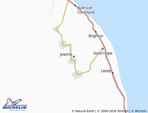 Mapa MICHELIN Joanna - ViaMichelin