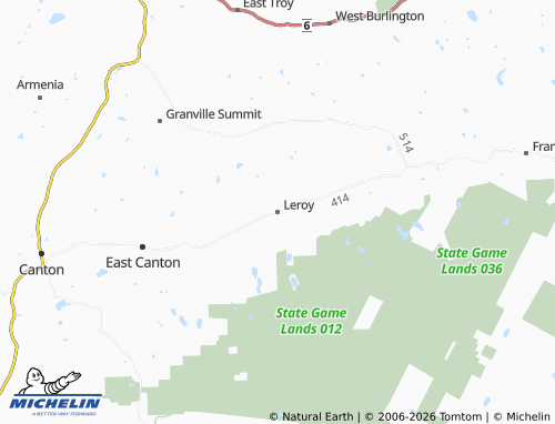 Carte MICHELIN Leroy - ViaMichelin