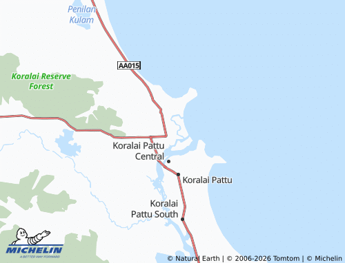 Carte MICHELIN Vattavan - ViaMichelin