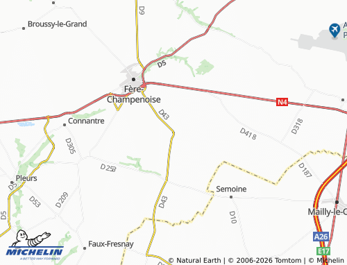 Mappa MICHELIN Euvy - ViaMichelin
