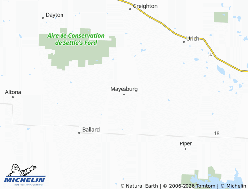 Mapa MICHELIN Mayesburg - ViaMichelin