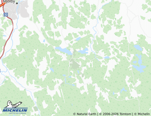 MICHELIN Västra Harg map - ViaMichelin