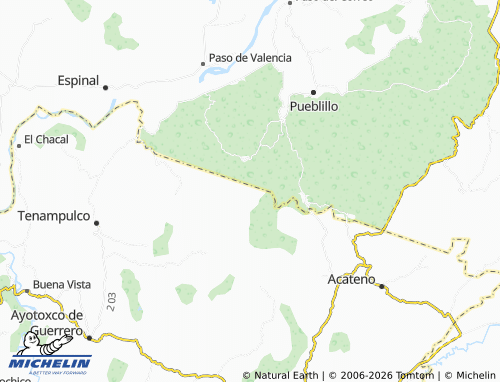 MICHELIN Arroyo Blanco map - ViaMichelin