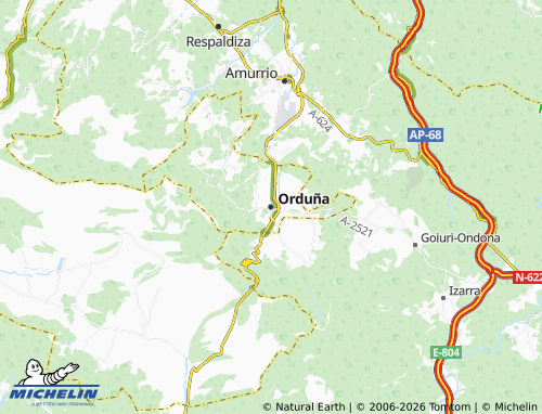 MICHELIN Orduña map - ViaMichelin