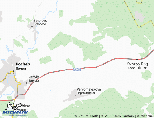MICHELIN Zolotaya Vetka map - ViaMichelin