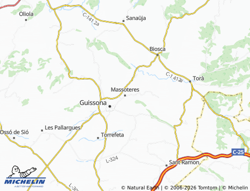 Mappa MICHELIN Massoteres - ViaMichelin