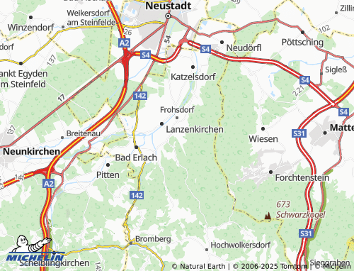 Kaart MICHELIN Ofenbach - ViaMichelin