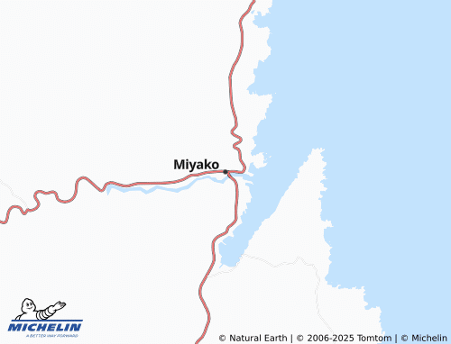 MICHELIN Miyako map - ViaMichelin
