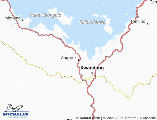 MICHELIN Anggrek map - ViaMichelin