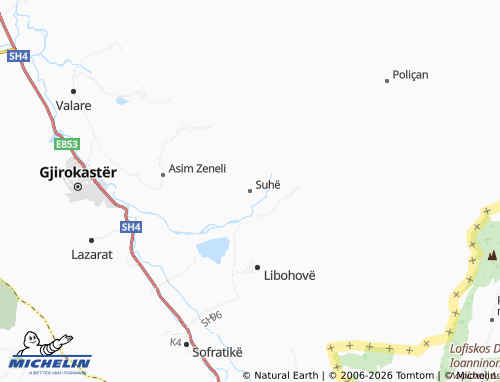 Mappa MICHELIN Suhë - ViaMichelin