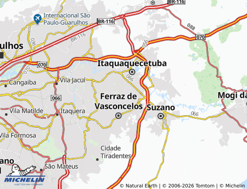 MICHELIN Cidade Kemel map - ViaMichelin