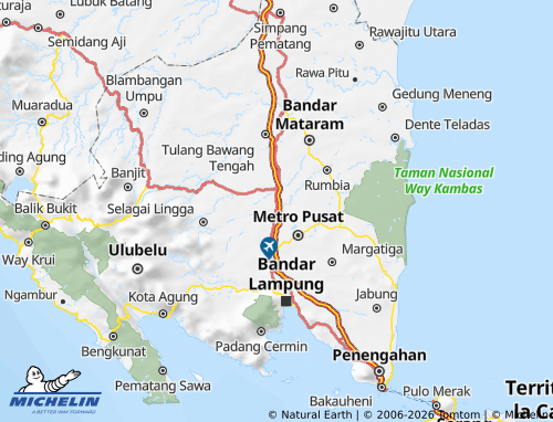 Mappa MICHELIN Lampung Tengah - ViaMichelin