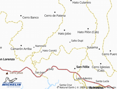 Mappa MICHELIN Quebrada de Loro - ViaMichelin