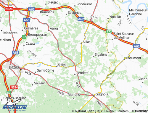 Mapa MICHELIN Labescau - ViaMichelin