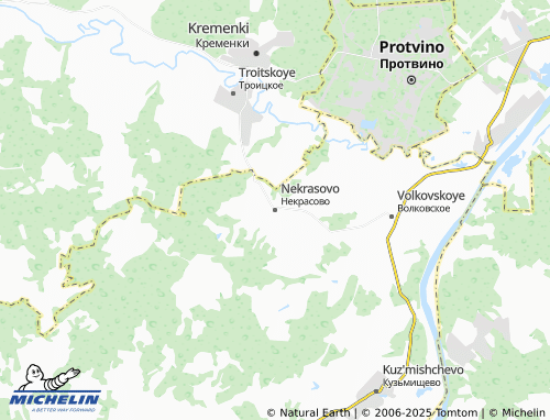 MICHELIN-Landkarte Nekrasovo - ViaMichelin
