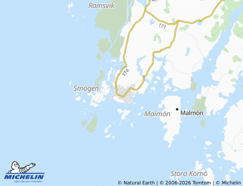 Carte MICHELIN Kungshamn - ViaMichelin