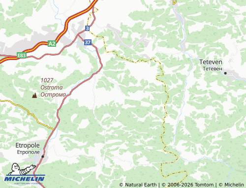 Mapa MICHELIN Brusen - ViaMichelin