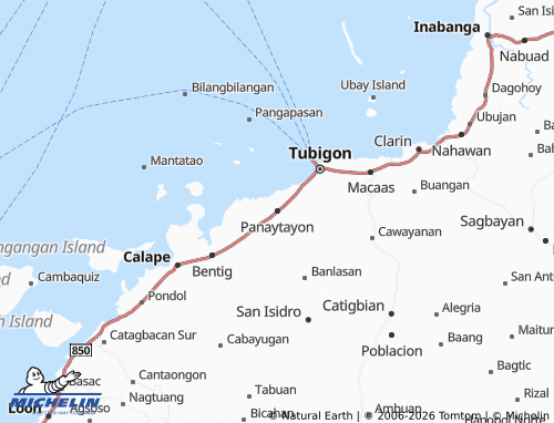 Mappa MICHELIN Panaytayon - ViaMichelin
