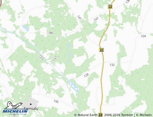Mapa MICHELIN Võhmetu - ViaMichelin