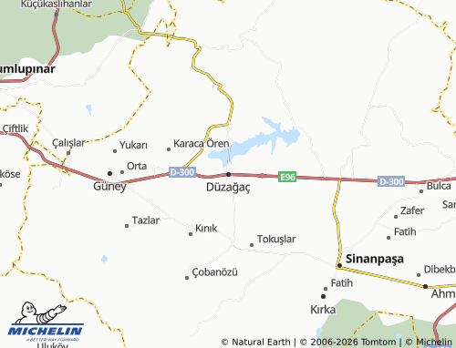 MICHELIN Düzağaç map - ViaMichelin