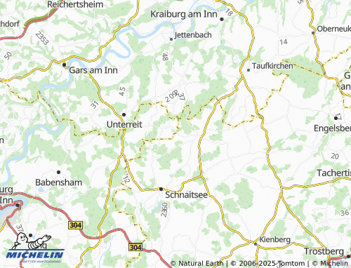 Carte MICHELIN Titlmoos - ViaMichelin
