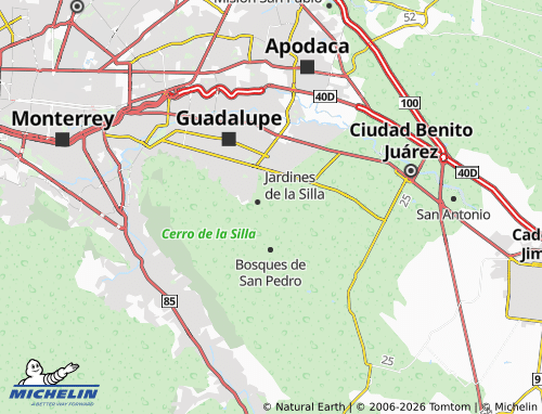 Mappa MICHELIN Pedregal de Santa Mónica - ViaMichelin