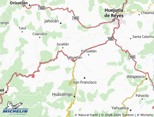 Mapa MICHELIN La Quebradora - ViaMichelin
