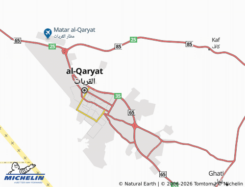 MICHELIN-Landkarte al-Ruwwad - ViaMichelin