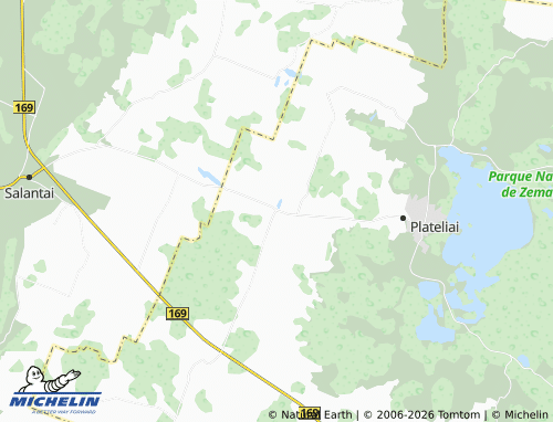 Mapa MICHELIN Gintališkė - ViaMichelin
