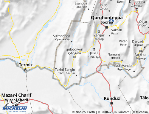 Mappa MICHELIN Qubodiyon - ViaMichelin