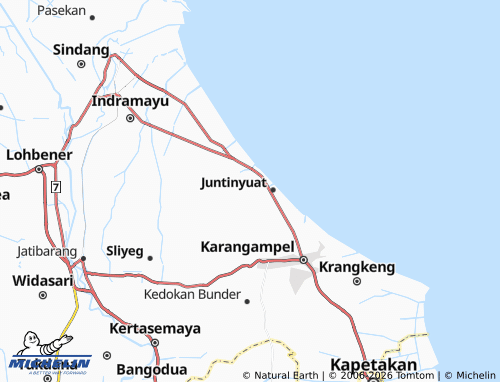 Carte MICHELIN Juntikedokan - ViaMichelin