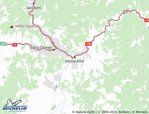 Mapa MICHELIN Dorna-Arini - ViaMichelin