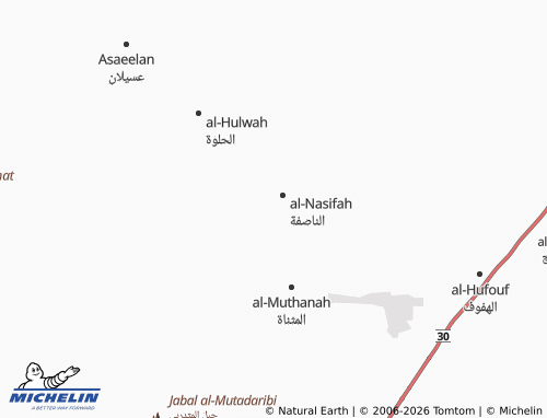 MICHELIN-Landkarte al-Qameesh - ViaMichelin