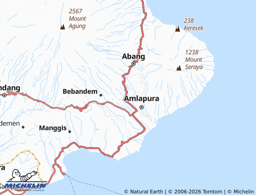 Mappa MICHELIN Padangkerta - ViaMichelin