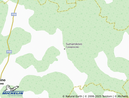 MICHELIN Sumarokovo map - ViaMichelin