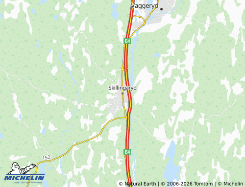 Mappa MICHELIN Skillingaryd - ViaMichelin