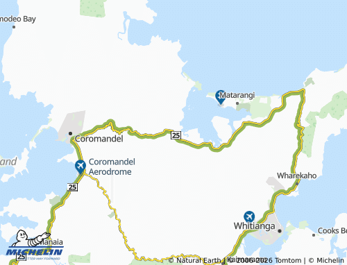 Mapa MICHELIN Te Rerenga - ViaMichelin