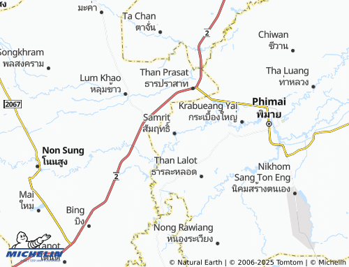 MICHELIN Samrit map - ViaMichelin