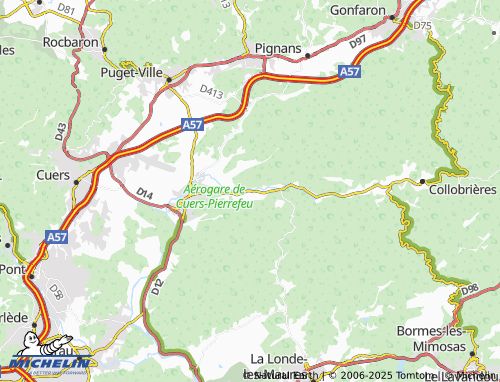 Carte MICHELIN Montaud - ViaMichelin
