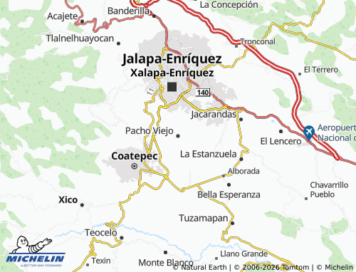 Mappa MICHELIN Pacho Viejo - ViaMichelin