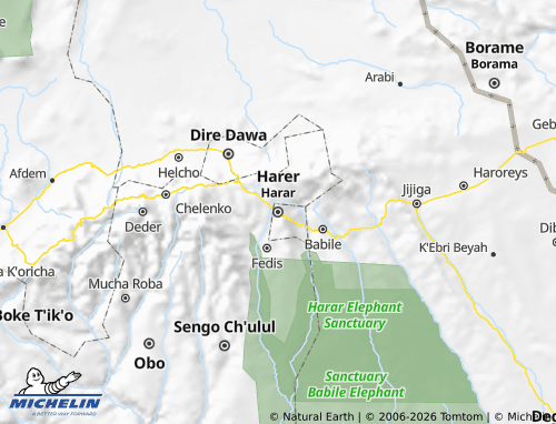 MICHELIN Harar map - ViaMichelin