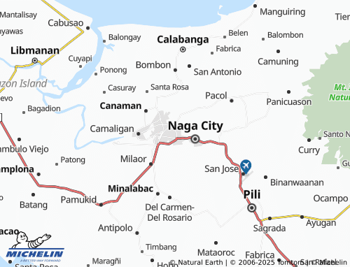 MICHELIN Tinago map - ViaMichelin