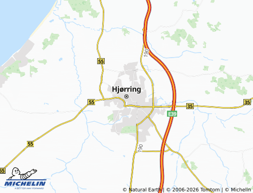 MICHELIN Hjørring map - ViaMichelin
