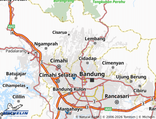 MICHELIN Ciwaruga map - ViaMichelin