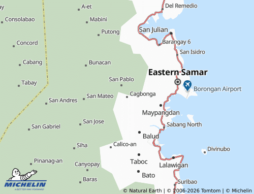 MICHELIN Cagbonga map - ViaMichelin