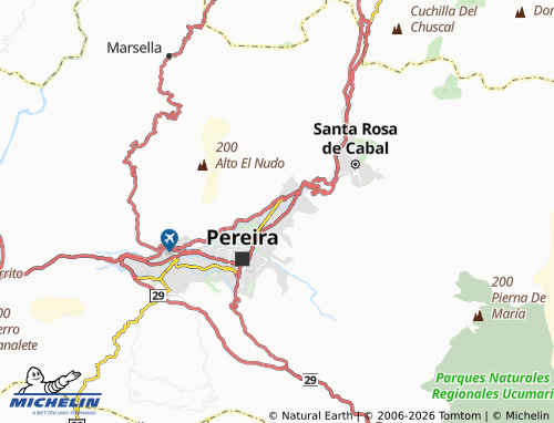 MICHELIN Primero de Agosto map - ViaMichelin
