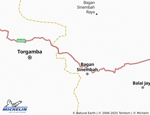 MICHELIN Bagan Batu Kota map - ViaMichelin