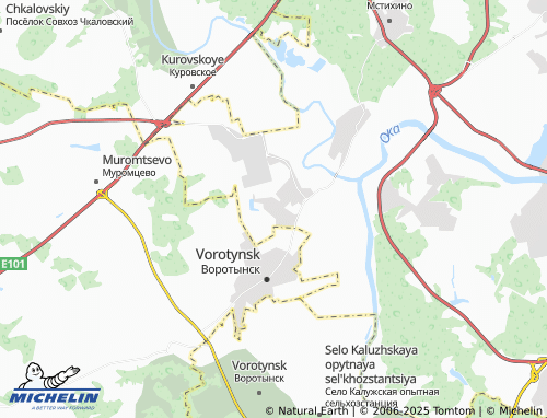 MICHELIN Yaglovo map - ViaMichelin