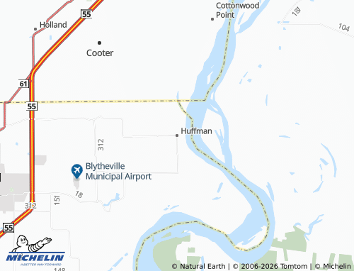 Carte MICHELIN Huffman - ViaMichelin