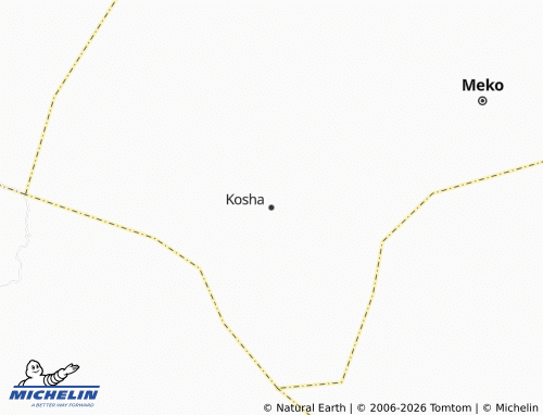 MICHELIN Kosha map - ViaMichelin